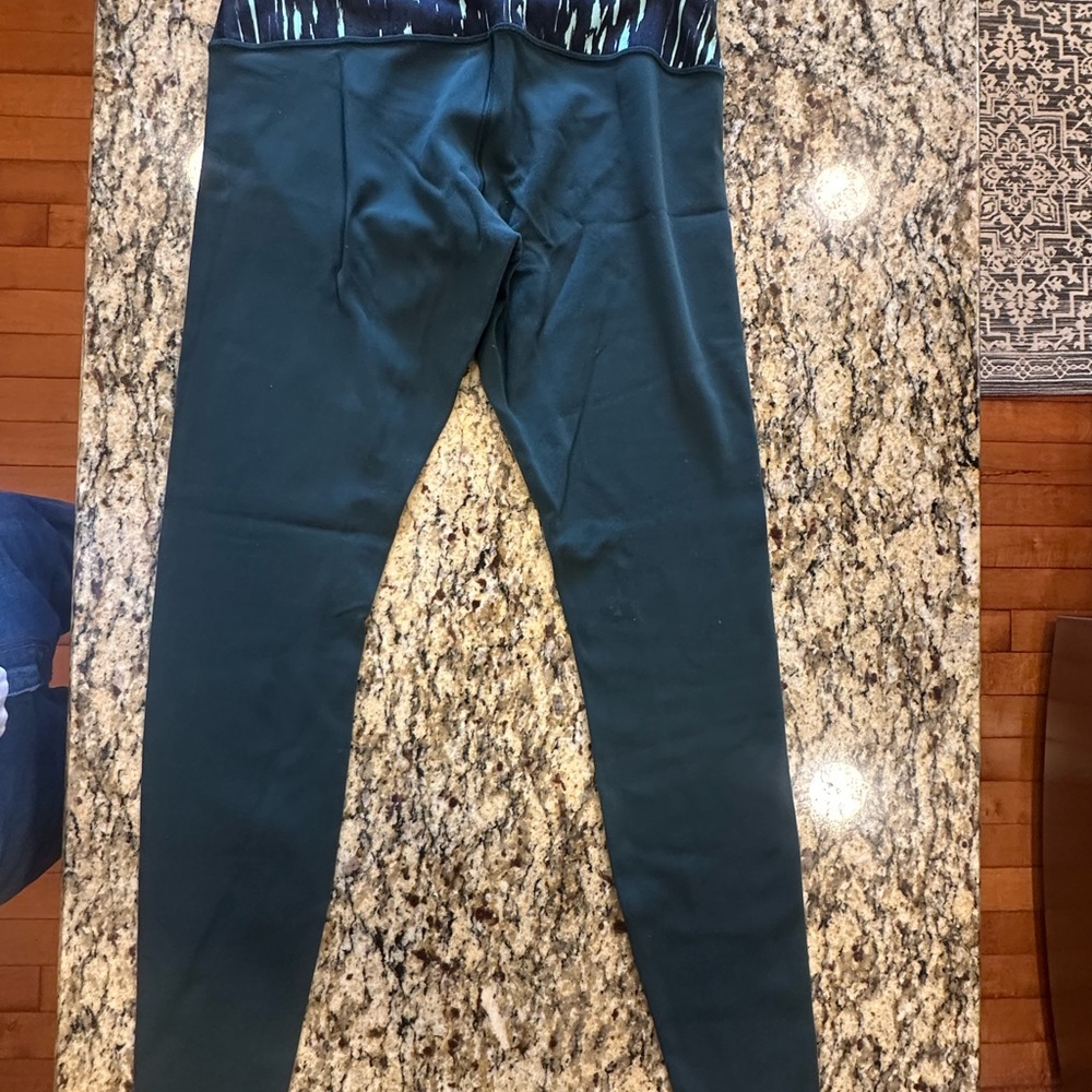 lululemon athletica Dark Green Leggings